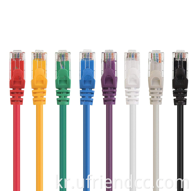 이더넷 네트워크 케이블 CAT5E CAT6 7 RJ45 인터넷 패치 리드 도매 0.25m ~ 50m